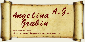 Angelina Grubin vizit kartica